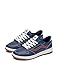 Vans Men's Ryland LS Shoe | Retro Court Sneakers with Tennis Inspired Fashion Details, Leather Dress Blues, 8