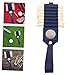 COOLHIYA Leather Tee Holder Vice Golf Tee Holder Organizer for Mats Golf Ball Marker Supplies Practical Accessory