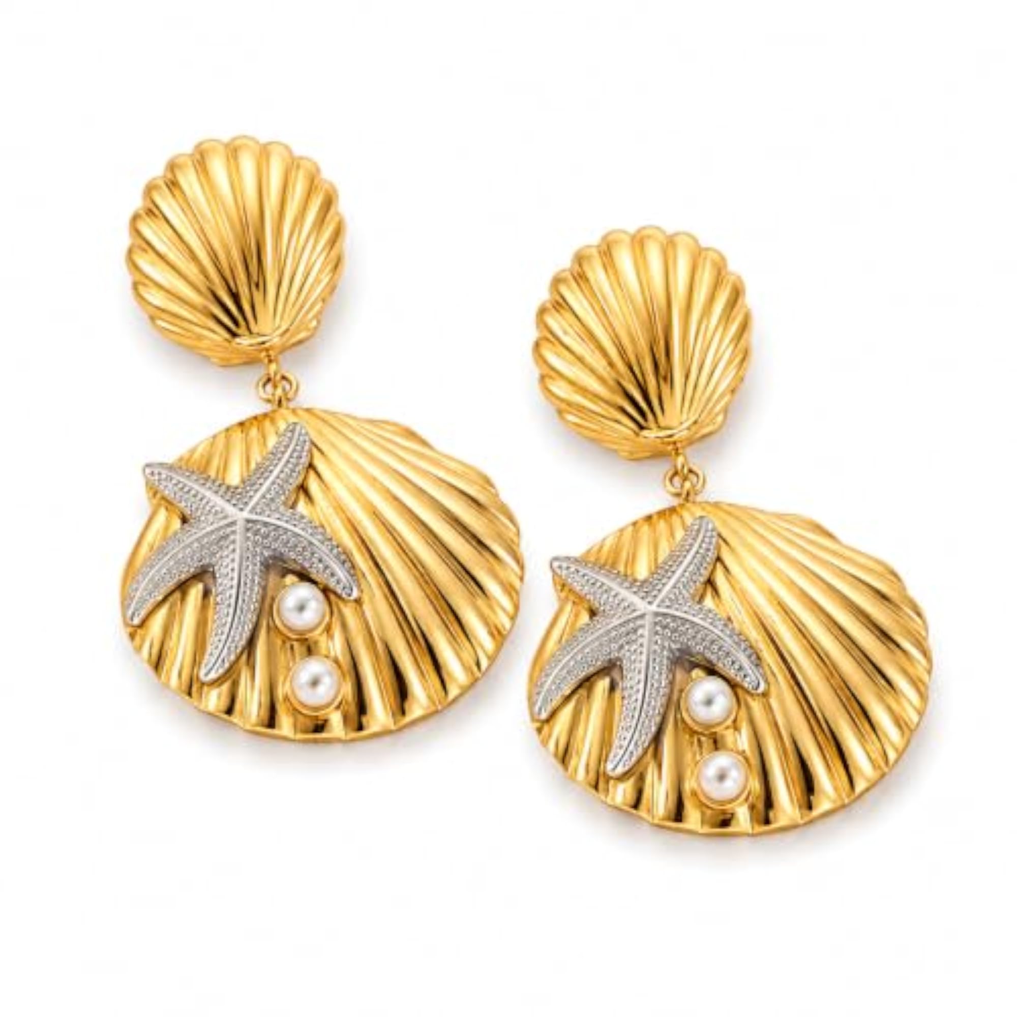 Women's 18KT Gold Plated Mermaid Dreams Earrings, Gift