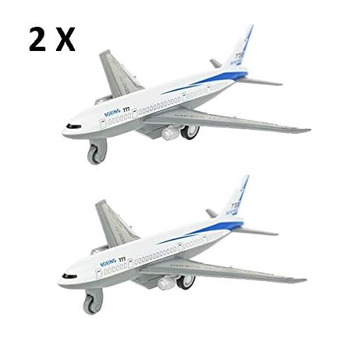 UMKYTOYS 2 Pullback Diecast Aeroplanes Cover
