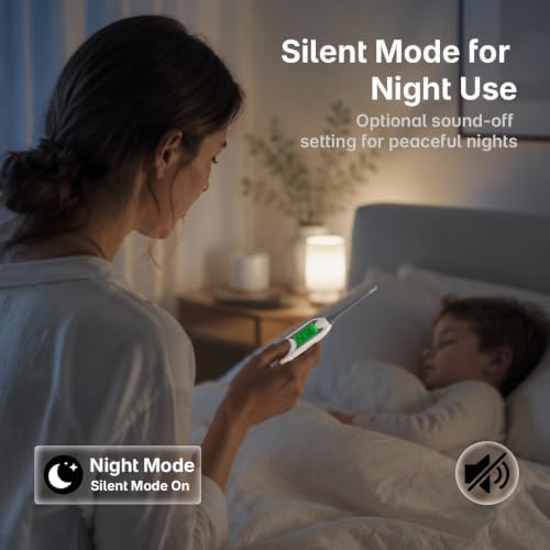 Boncare Oral Thermometer for Adults, 8-Second Fast Reading (Gray) — 사진 3