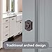 Baldwin Arch, Single Cylinder Front Door Deadbolt Featuring SmartKey Re-key Technology and Microban Protection, in Venetian Bronze