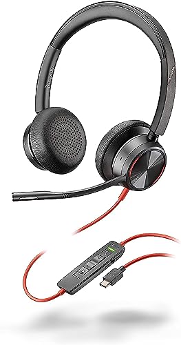 Amazon.co.jp: Poly(旧モデル) 有線ヘッドセット BlackWire 8225 USB-C