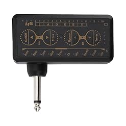 Amplificateur d’effet de carte son, ampli de casque de guitare enfichable Amplificateur de casque rechargeable Plug and Play avec câble audio pour guitare pour la musique - Les Beatles, Paul McCartney, John Lennon, RIngo Starr, George Harrison