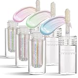CHARMACY Multichrome Liquid Glitter Eyeshadow, Intense Chameleon Shifting Metallic Eyeshadow, High P