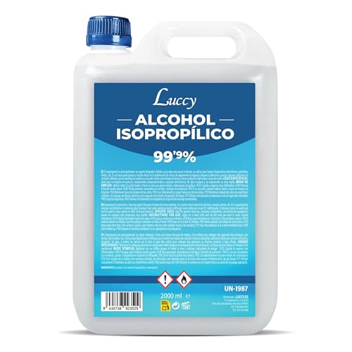 Alcool Isopropylique 99,9% pour éliminer graisses et résidus 2L