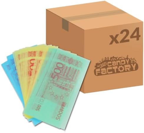 Crazy Candy Factory Edible Funny Money, 14 g (Pack of 24)