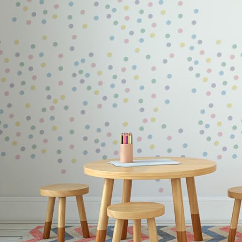 Adesivo De Parede Decorativo Bolinhas Coloridas Infantil