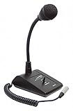 Tabletop Microphone, Adjustable Gooseneck