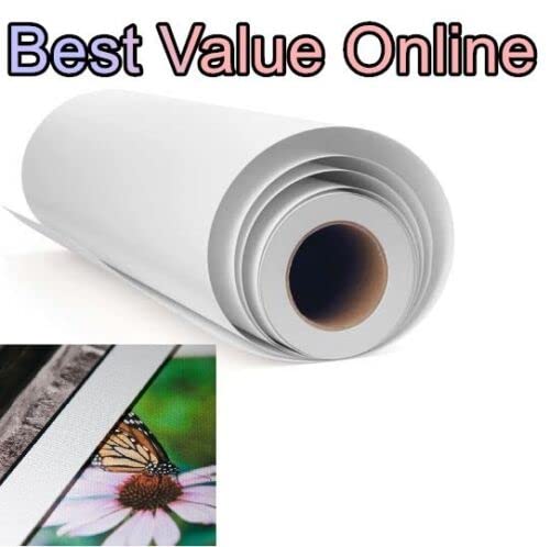 Rc-Depot1 - Premium Polyester Wide Format Inkjet Matte Canvas Roll Printable For Epson Canon Hp Printing 4 Size Available (24 Inch X 60 Ft, Inches) #TOP4