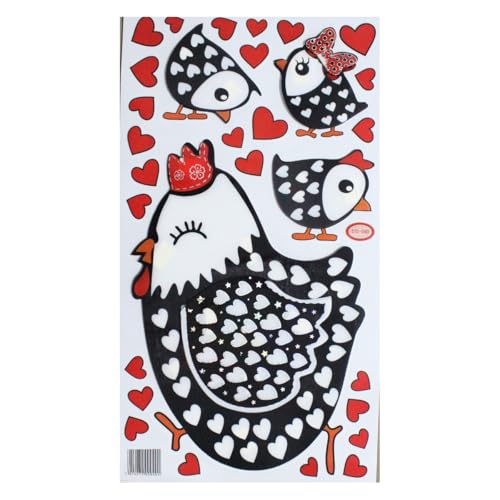 Mega Adesivo Dde Geladeira 3D Decorativo Galinha 40 x 65 cm