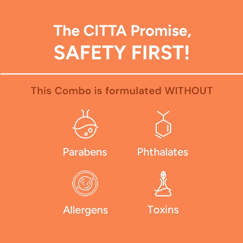 Image of CITTA Vitamin C & Regenerative Face Serum Combo,Dual-Action Skincare For Radiance & Anti-Aging,Brightening + Wrinkle Correcting Formula,Face Serums For Unisex,All Skin Types,30 Ml + 30 Ml