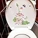 SHMAZ Autocollant De Toilette 17.8X23.4 CM Lotus Butterfly Home Decor Room Decor Stickers Muraux Personnalité WC Toilette Decal