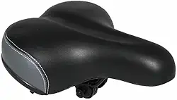 Selim Elleven Comfort Easy Preto/Cinza 2 Molas Beach Bicicleta Urbana