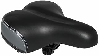 Selim Elleven Comfort Easy Preto/Cinza 2 Molas Beach Bicicleta Urbana