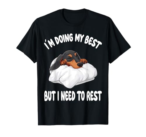 Dachshund Wiener Doxie - Camisón oficial de pijama Camiseta