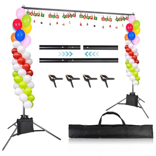 Trrose 8.5 x 10ft Backdrop Stand, Adjustable Photo Backdrop Stand