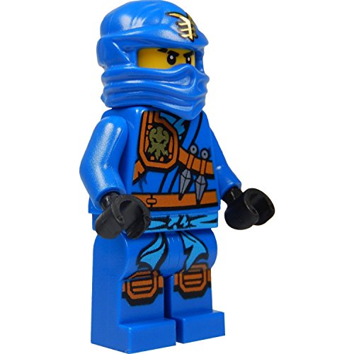 ® Ninjago: Jay (blue ninja) Minifigure with Katana (sword) versione 2015 - Zukin - Lego - Immagine 2