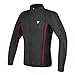 Dainese-D-CORE NO-WIND THERMO TEE LS, Noir/Rouge, Taille M