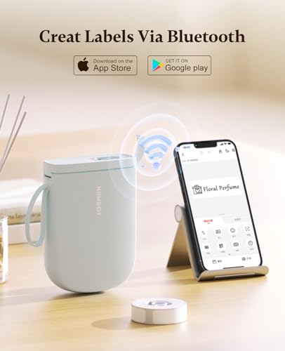 NIIMBOT D11 Upgraded Version 300 DPI Label Maker with Tape, Blue - image 5