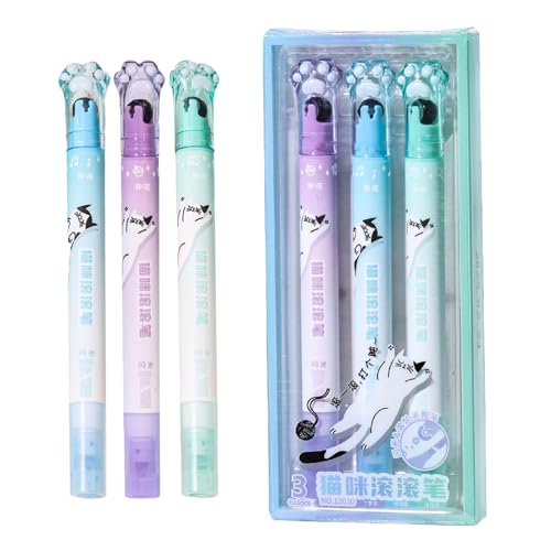 Juego de rotuladores fluorescentes pastel, colección de rotuladores de dos puntas, rotuladores multicolores con tinta suave, de secado rápido, subrayadores que no se desmoronan para notas, diarios