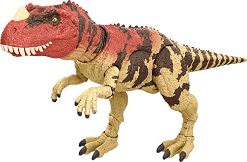 Jurassic World Toys World Park III Hammond Collection Ceratosaurus Dinosaur Action Figure, 13in with 17 Movable Joints, Movie Collectible, HFG71, Multicolor