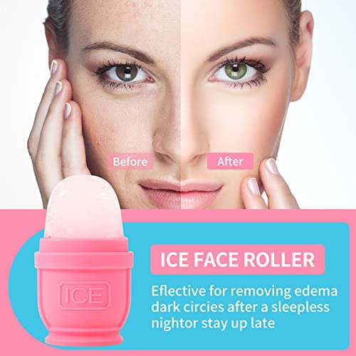 Bfasu 2 Packs Face And Body Ice Roller, Silicone Ice Cube For Puffiness, Pain Relief, Cold Therapy Ice Cup Molds Massage Tool #TOP4