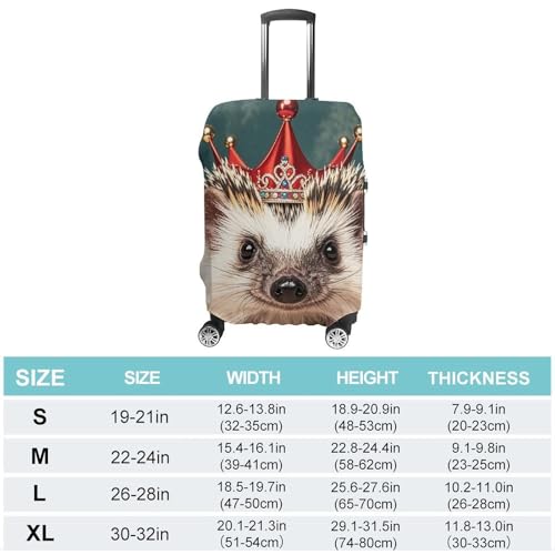 Small Crown Luggage Cover Washable Elastic Suitcase Cover, Anti Scratch Personalized Suitcase Protectors, Fashion Baggage Covers For Travel2