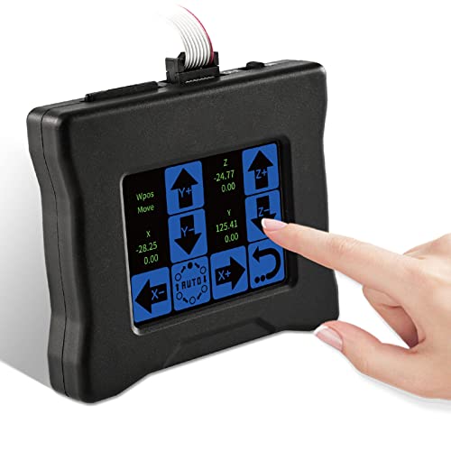 CNC Offline Controller, Offline Control Module with LCD Touchscreen, for 3018 3020 4540 Series CNC 3 Axes Engraving Machine