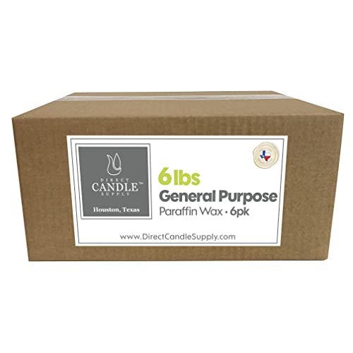 Direct Candle Supply 6lb Paraffin Wax for Candle Making