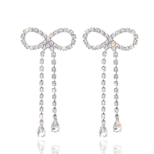 Bow Earrings for Women Pearl Drop Earrings Cute Stuff Christmas Gift