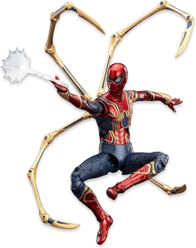 Image of ZD Box Toys Collectible Action Figure Full Box Set: Anniversary Series Non-Luminous Version 1:10 Scale 17cm Super Hero (Iron-Spider, in-War)