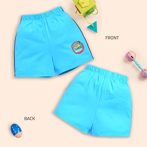 Image of LuvLap Baby Boys & Girls 100% Cotton Shorts Set Pack of 5