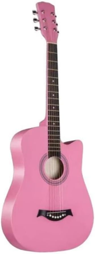 YNYN Acoustic Guitar Beginner Set Wick Practice Student Adult Elementary Acoustic Guitar Set 38/41 Inch Introductory Practice 38 Inch,H