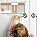 BILLROAD Metal Bifold Door Lock - Double Door Child Safety Locks Keep Toddler, Cats&Dogs Out of Closets, Cabinets, Pantry - No Need Install (1PC)