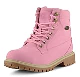 Lugz | Mantle Hi Womens Boots | Slip Resistant Womens Fall Boots | Everyday Women Footwear, Bubblegum Pink/Cream/Gum, 8.5 M