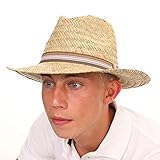 Dieser moderne Hut ist der trendige Begleiter für Mann und Frau im Strandurlaub am Meer, auf der nächsten Party oder beim entspannten Barbecue zu Hause im Garten. Durch das zeitlose, aber modische Design ist der Sommerhut flexibel kombinierbar. Lässig zum sommerlichen Freizeitoutfit, aber auch zu schicken Anlässen ist dieser ein topmodischer Hingucker und macht eine gute Figur.