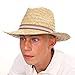 Black Jungle Alma Havanna - Sombrero de paja natural, estilo panamá