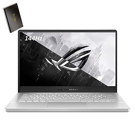 ASUS ROG Zephyrus G14 RTX 3060 6GB 14" 144Hz FHD Gaming Laptop Computer, 8-Core AMD Ryzen 9 5900HS, 16GB DDR4 RAM, 1TB PCIe SSD, WiFi 6, BT 5.1, Backlit Keyboard, Windows 10, BROAGE 320GB External HD