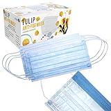 40 Blue Fluid Shield ASTM Level 3 Masks 4-Layer w/Anti Fog Foam Strip