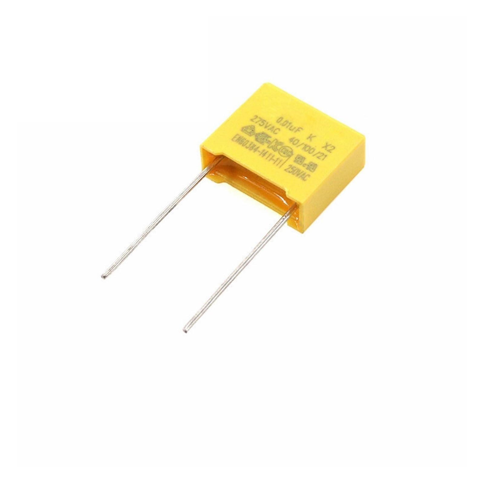 ICXLPMC 20pcs 0.01uF capacitor X2 capacitor 275VAC Pitch 10mm X2 Polypropylene film capacitor 10NF