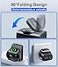 OGRANEE 4 in 1 Charger 40W for iPhone iWatch and Airpods Fast Charging, Portable Travel Multi Chargers for Apple Devices, Dual Usb Wall Charger Block, Phone And Watch Charger Station for iPhone, Black