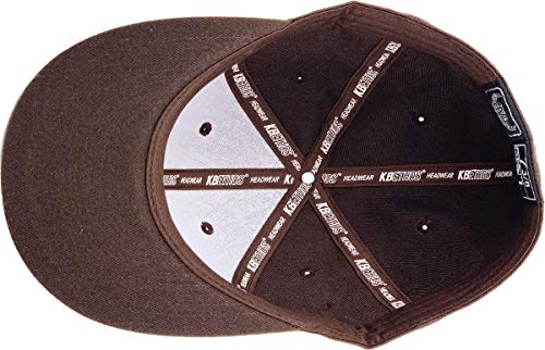 KBETHOS The Real Original Fitted Flat-Bill Hats True-Fit, 9 Sizes & 20 Colors