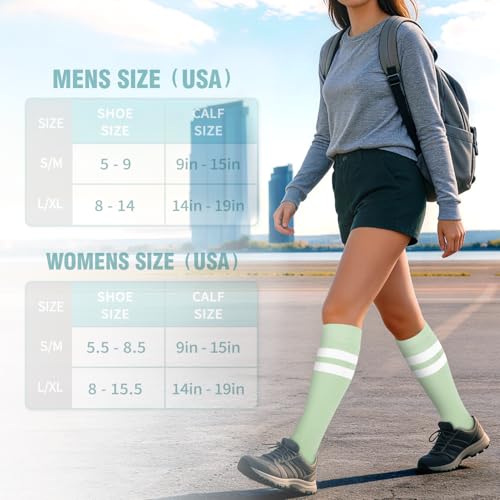 Image of Copper Compression Socks for Women & Men (6 pairs) - Best Support for Nurses, Running, Hiking, Recovery