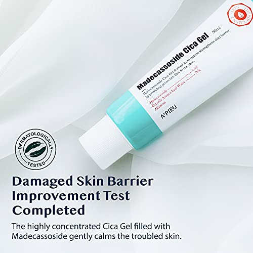 Hassas Ciltler İçin Madecassoside İçerikli Nemlendirici Jel 50ml APIEU Madecassoside Gel (Tube)