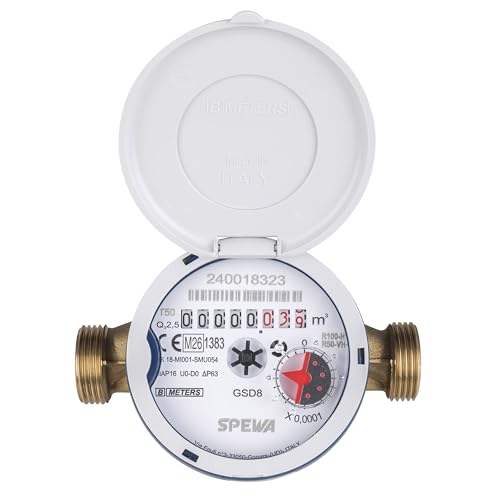 SPEWA Wasserzähler frostgeschützt neu & geeicht mit UV Schutzhaube Eichung 2026