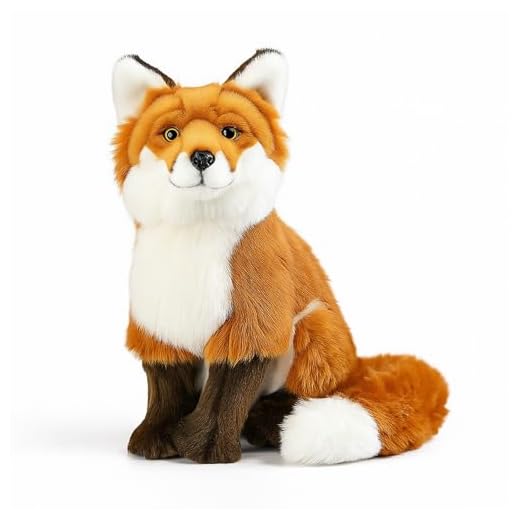 Lifelike Red Fox Plush Toy for All Ages