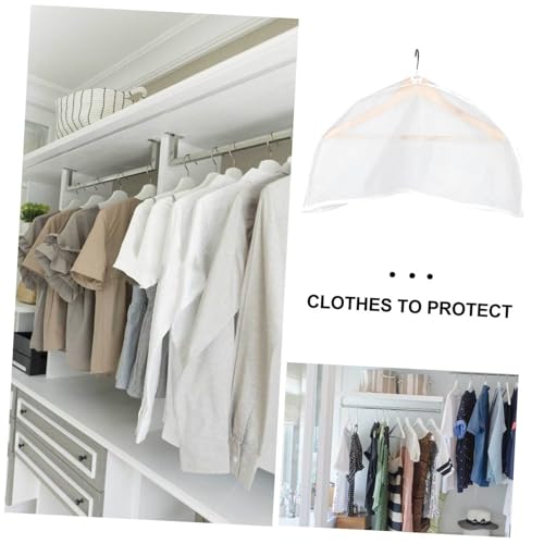 5pcs Thickened Clothes Cover for Coats and Jackets Peva Garment Bags for Closet Storage Breathable and Washable Suit Bags for Travel and Home Use4