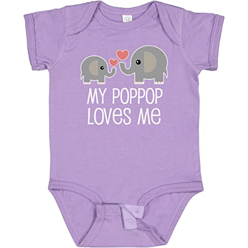 inktastic My PopPop Loves Me Grandkids Baby Bodysuit