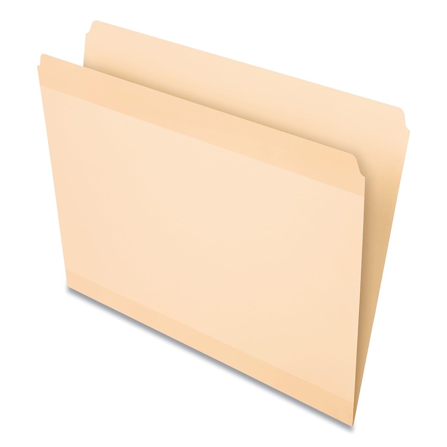 Pendaflex Reinforced File Folders, Extra Durable, Poly Reinforced Edges, Manila, Letter Size, Straight Cut, No Tabs, 24 Per Pack (86222)